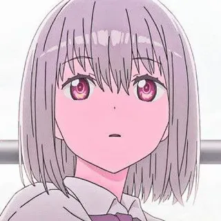 😲 Anime, Chica, Lindo, Retrato, Dibujo animado telegram sticker