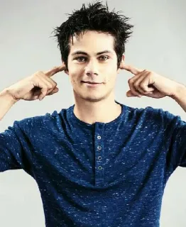 🙉 Dylan O'Brien person, actor, portrait, celebrity, teen wolf telegram sticker