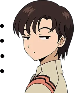 😑 Shinji Ikari Neon Genesis Evangelion Anime, Karakter, Anak laki-laki, Evangelion telegram sticker