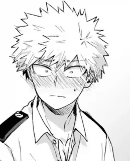 😡 Bakugo Katsuki My Hero Academia Anime, Manga, Bakugo, Katsuki, My Hero Academia, Stiker telegram sticker
