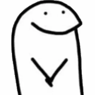 🙂 cartoon, character, doodle, funny, stick figure telegram sticker
