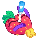 Sweety Strawberry telegram stickers