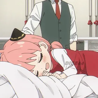 💤 Anya Forger Spy x Family anime, Spy x Family, Anya Forger, carino, cartone animato telegram sticker