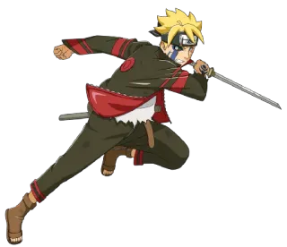 😠 Boruto Uzumaki Boruto Anime, Manga, Ninja, Kampf, Boruto, Uzumaki, Schwert telegram sticker