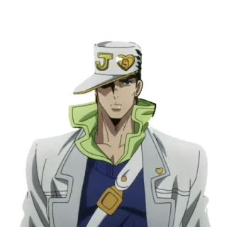 👀 Jotaro Kujo JoJo's Bizarre Adventure Anime, Jojo, Jotaro, Personaggio, Manga telegram sticker