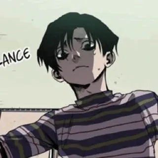 ➖ Yoon Bum Killing Stalking killing stalking, manhwa, webtoon, yoon bum telegram sticker