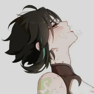 🤤 Xiao Genshin Impact Anime, Game, Fantasi, Fanart telegram sticker