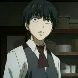 🥀 Haise Sasaki Tokyo Ghoul:re Аниме, Манга, Токийский гуль, Хайсэ Сасаки, Персонаж telegram sticker