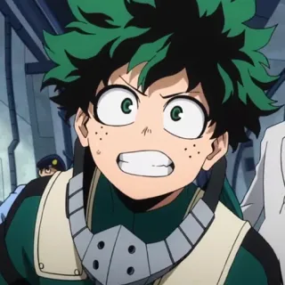 🥦 Izuku Midoriya My Hero Academia anime, my hero academia, izuku midoriya, deku, manga telegram sticker