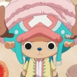 😞 Tony Tony Chopper One Piece Anime, One Piece, Chopper, Tony Tony Chopper, Personaje telegram sticker