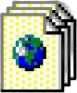 🌟 file, earth, globe, document, world, computer icon telegram sticker