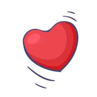 ❤ Herz, Liebe, Rot, Symbol telegram sticker