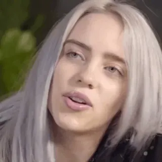 🕷 Billie Eilish Billie Eilish, cantora, músico, celebridade, estrela pop telegram sticker