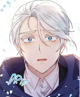 😭 DRIP Anime, Piangere, Triste, Manga telegram sticker