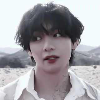 🪡 V kpop, idol, cantor, músico, coreano, ator, BTS telegram sticker