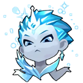 😠 ice, queen, snow, cold, magic telegram sticker