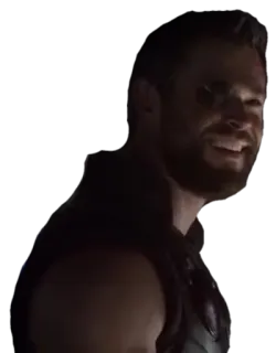 😃 Thor marvel, super-héros, chris hemsworth, avengers telegram sticker