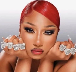🖕 Megan Thee Stallion FUCK YOU Musik, Promi, Frau, Rapper, Sängerin whatsapp sticker