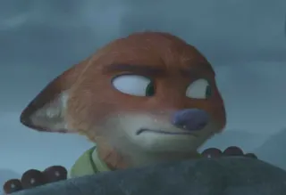 📍 Nick Wilde Zootopia キツネ, ズートピア, ディズニー, キャラクター, ニック・ワイルド, アニメ telegram sticker