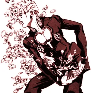 🧣 Giorno Giovanna JoJo's Bizarre Adventure Anime, Manga, Jojo's Bizarre Adventure, Giorno Giovanna, Personnage, Illustration, Fleurs, Coccinelle telegram sticker