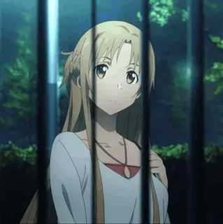 💞 Asuna Yuuki Sword Art Online anime, girl, Asuna, Sword Art Online, character, blonde, beautiful whatsapp sticker