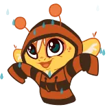 ☔️ 벌, 만화, 귀여운, 카와이, 동물, 곤충 telegram sticker