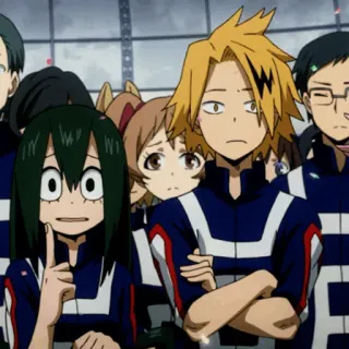 ⚡️ Denki Kaminari My Hero Academia Anime, My Hero Academia, Denki Kaminari, Clase 1-A, Personaje de anime whatsapp sticker