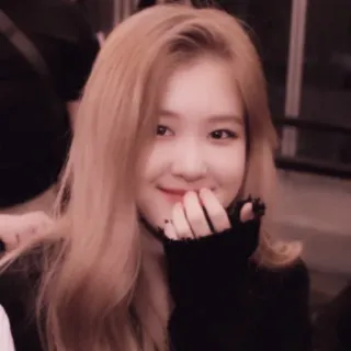 🌸 Rose kpop, rose, blackpink, cantante, idol, donna, ritratto telegram sticker