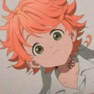 🍊 Emma The Promised Neverland Anime, Emma, The Promised Neverland, Manga, Dessin animé telegram sticker