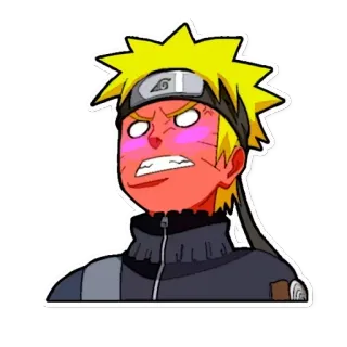 😳 Naruto Anime, Manga, Arrabbiato, Ninja telegram sticker