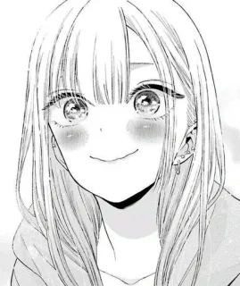 😚 Anime, Mangá, Garota, Sorriso, Fofo telegram sticker