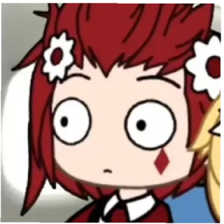 🤨 Gacha, Personnage, Anime, Dessin animé telegram sticker