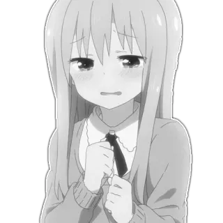 💔 Anime, Verdrietig, Meisje, Huilend, Schattig, Manga telegram sticker
