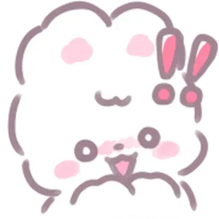 😱 süß, kawaii, Cartoon, Tier, Sticker, Figur telegram sticker