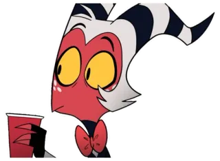 😶 Moxxie Helluva Boss Мультфильм, Демон, Бес, Мокси, Helluva Boss telegram sticker