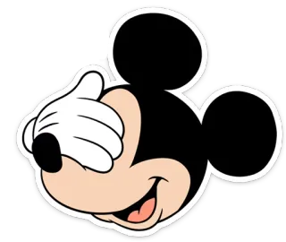 🙈 Mickey Mouse cartoon, mouse, character, disney telegram sticker