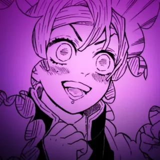 🎉 Mitsuri Kanroji Demon Slayer 애니메이션, 만화, 귀멸의 칼날, 칸로지 미츠리 whatsapp sticker