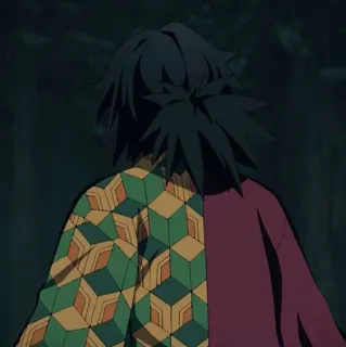 🌊 Giyu Tomioka Demon Slayer アニメ, 鬼滅の刃, 冨岡義勇, マンガ whatsapp sticker