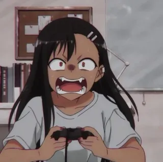🌟 Nagatoro Don't Toy With Me, Miss Nagatoro Anime, Manga, Gaming, Wütend, Charakter, Nagatoro whatsapp sticker