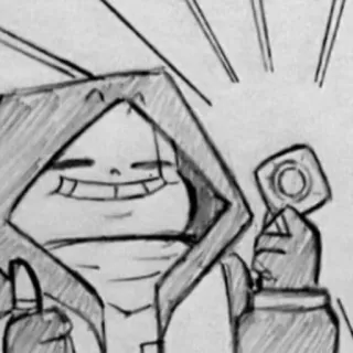 🔮 Sans Undertale skeleton, hoodie, smiling, game, video game telegram sticker