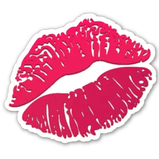 😘 губы, поцелуй, красный, рот, романтика, любовь, любовь telegram sticker