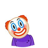 🤡 Pagliaccio, Emoji, Faccia, Divertente, Espressione telegram sticker