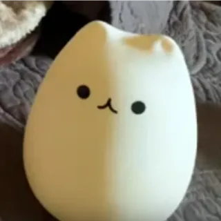 😶 cat, cute, kawaii, animal, pet, toy, lamp telegram sticker