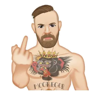 Conor McGREGOR telegram stickers
