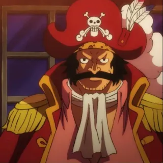 😠 Gol D. Roger One Piece Anime, One Piece, Pirate, Capitaine, Gol D. Roger telegram sticker