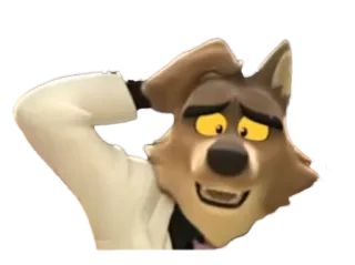 😅 Mr. Wolf The Bad Guys Мистер Волк, Плохие парни, Мультфильм, Волк, Dreamworks telegram sticker
