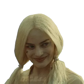 🙃 Harley Quinn harley quinn, dc comics, méchant, bande dessinée, personnage féminin, margot robbie telegram sticker