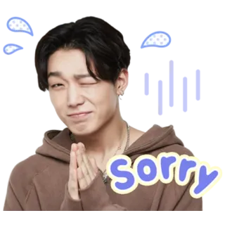 🙏 Sorry maaf, pemaafan, penyesalan, maaf, emosi, ekspresi telegram sticker
