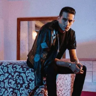 💰 man, person, portrait, sitting, jacket, leather jacket telegram sticker