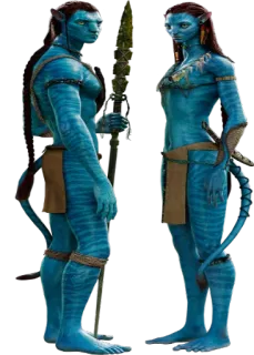 💑 Neytiri Avatar Avatar, Neytiri, Na'vi, Pandora, người ngoài hành tinh xanh, khoa học viễn tưởng, phim, nhân vật telegram sticker